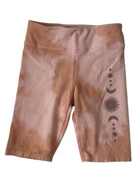 Tiny Whales Girls Tie Dye Celestial Biker Shorts Size 8Y